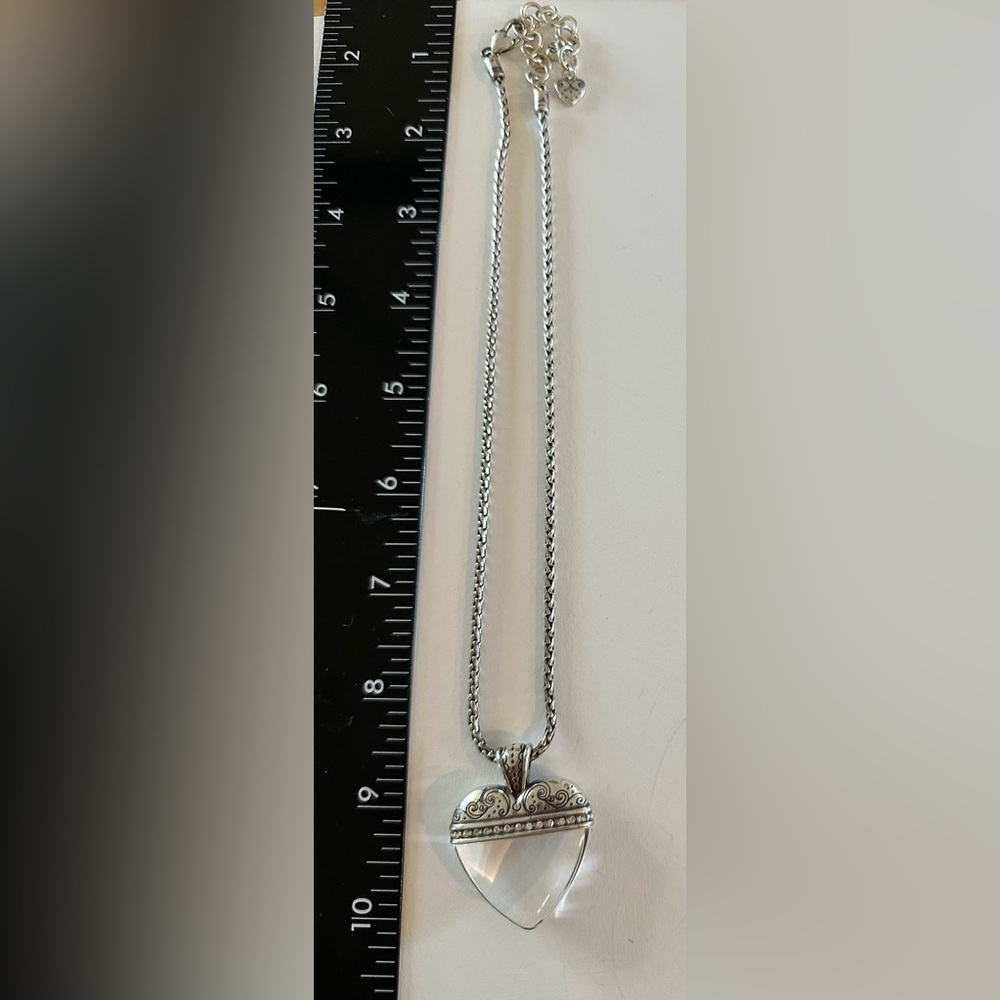 Brighton Silver Heart Pendant Necklace